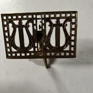 Vintage Mid-Century Andrea by Sadek Japanese Brass Music Stand Miniature